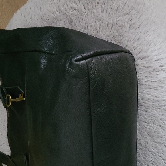 Black Leather Tote Bag ❤️ - Picture 6 of 12